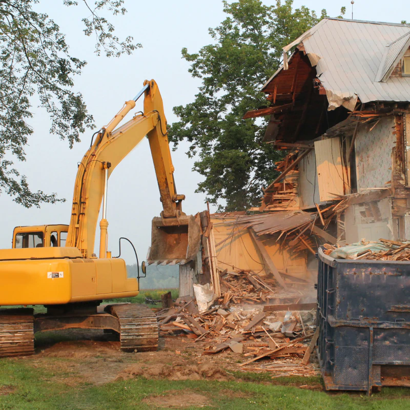 tab demolition service tearing old house shelton wa